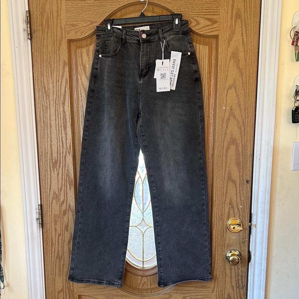 Black Wide Leg Jeans